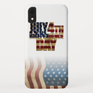 Patriottisch 4 juli vlagontwerp iPhone XR hoesje