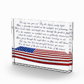 Patriottisch acrylblok fotoblokken (Rechts)