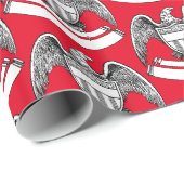  patriottisch agle PlaqueThunder_Cove Cadeaupapier (Rol Hoek)