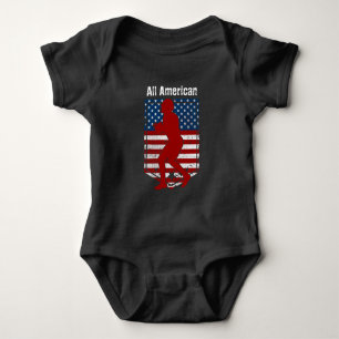 Patriottisch All-American Football Romper