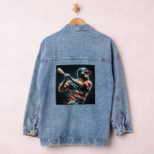 Patriottisch American Baseball Denim Jacket (Hangar)
