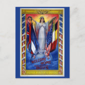 Patriottisch Amerika, vrijheid van vrede Briefkaart (Voorkant)