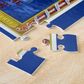  Patriottisch Amerika, vrijheid van vrede Legpuzzel (Zijkant)