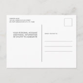 Patriottisch Amerikaans Afstuderen van de Amerikaa Uitnodiging Briefkaart (Achterkant)