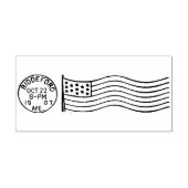 Patriottisch Amerikaans annuleringsmerk Rubberstempel (Afrduk)