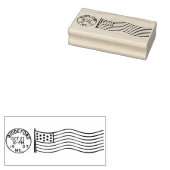 Patriottisch Amerikaans annuleringsmerk Rubberstempel (Gestempeld)