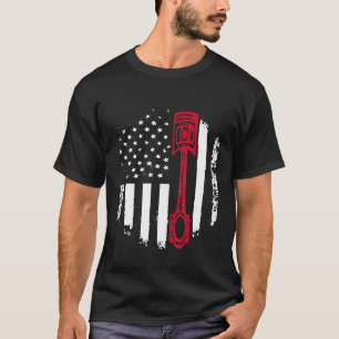 Patriottisch Amerikaans automatisch mechanisch zui T-shirt