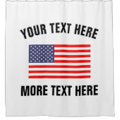 Patriottisch Amerikaans de douchegordijn van de (Voorkant)