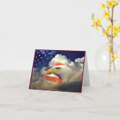 Patriottisch Amerikaans Eagle en de Kaart van de (Gele Bloem)