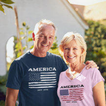 Patriottisch  Amerikaans Flag T-shirt