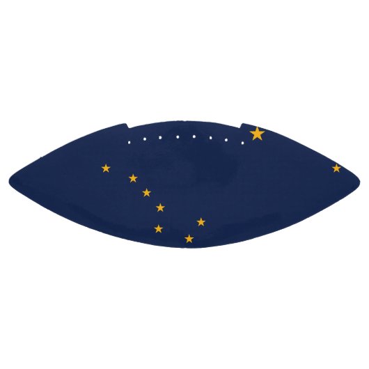 Patriottisch Amerikaans football met de vlag van A (Paneel)