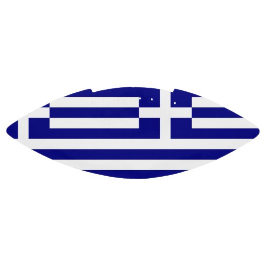 Patriottisch Amerikaans football met Griekse vlag (Paneel)