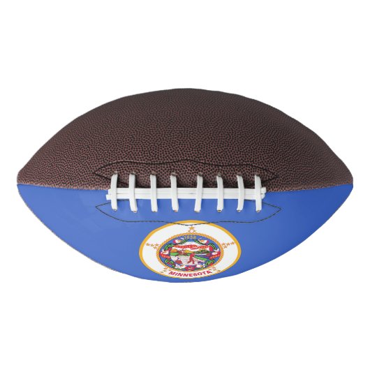Patriottisch Amerikaans football met Minnesota vla (Voorkant)