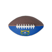 Patriottisch Amerikaans football met Nevada vlag (Voorkant)