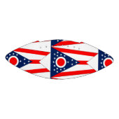 Patriottisch Amerikaans football met Ohio-vlag (Paneel)