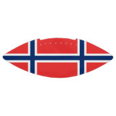 Patriottisch Amerikaans football met vlag Noorwege (Paneel)