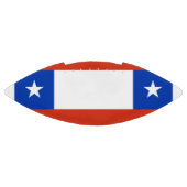 Patriottisch Amerikaans football met vlag van Chil (Paneel)