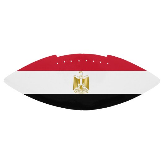 Patriottisch Amerikaans football met vlag van Egyp (Paneel)