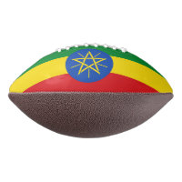 Patriottisch Amerikaans football met vlag van Ethi