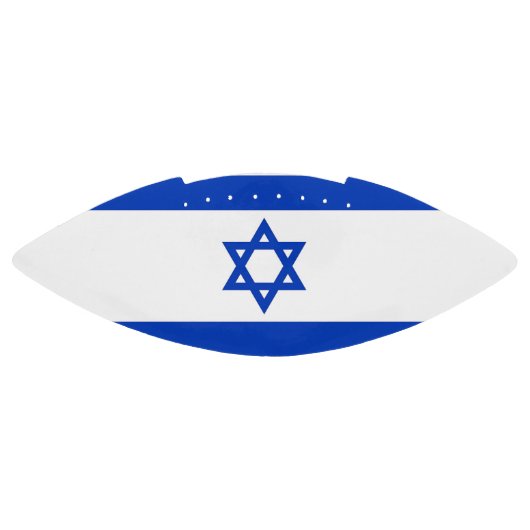 Patriottisch Amerikaans football met vlag van Isra (Paneel)