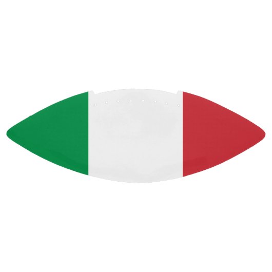 Patriottisch Amerikaans football met vlag van Ital (Paneel)