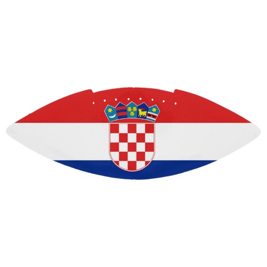 Patriottisch-amerikaans football met vlag van Kroa (Paneel)