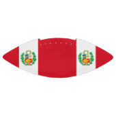 Patriottisch-amerikaans football met vlag van Peru (Paneel)