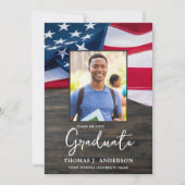 Patriottisch Amerikaans militair Afstuderen van de Kaart (Voorkant)