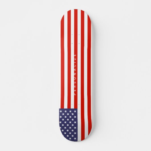 Patriottisch Amerikaans skateboarddek Skateboard (Voorkant)