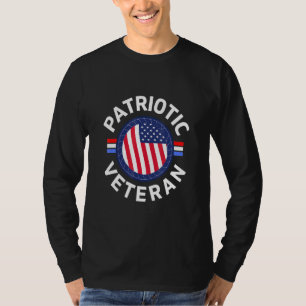Patriottisch Amerikaans Veteraan Usa Proud 2 T-shirt