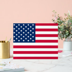 Patriottisch Amerikaans Vlag Acryl Teken Bord