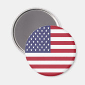 Patriottisch Amerikaans Vlag Magnet Magneet (Voorkant / Achterkant)