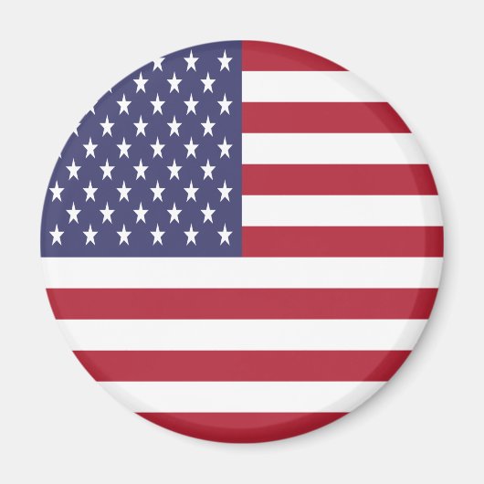 Patriottisch Amerikaans Vlag Magnet Magneet (Voorkant)