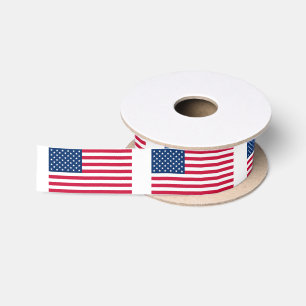 Patriottisch Amerikaans Vlaggenlint Lint