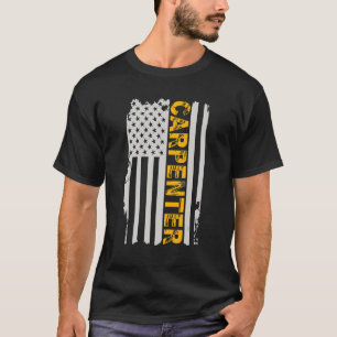 Patriottisch Amerikaans vlaggenschip voor het verv T-shirt