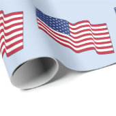 Patriottisch Amerikaans vlaggenschippapier Cadeaupapier (Rol Hoek)