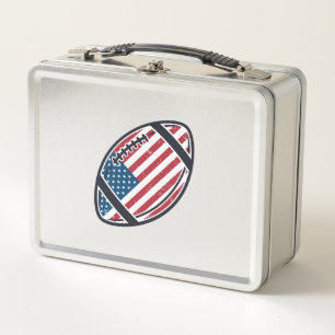 Patriottisch Amerikaans Voetbal Vintage Vector Des