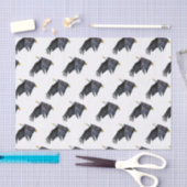 Patriottisch-Amerikaanse Bald Eagle in Flight Mini Tissuepapier (Craft)