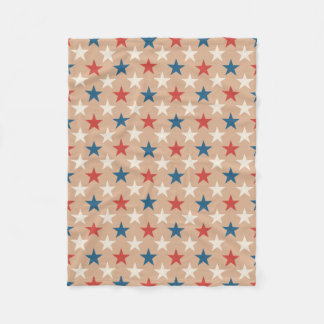 Patriottisch Amerikaanse sterrenpatroon Fleece Deken