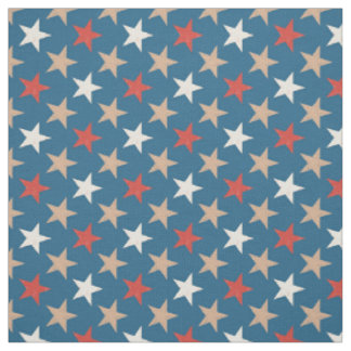 Patriottisch Amerikaanse sterrenpatroon Stof