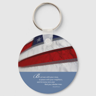 Patriottisch, Amerikaanse vlag Sleutelhanger