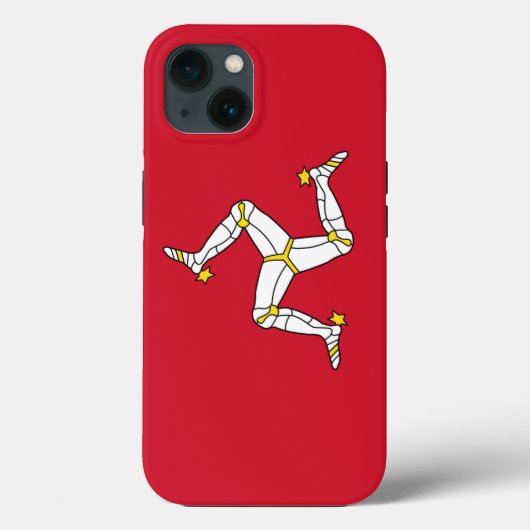 Patriottisch Apple Hoesje-Mate, eiland Man vlag Case-Mate iPhone Case (Achterkant)