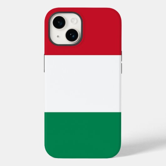 Patriottisch Apple Hoesje-Mate, Hongarije Flag Hoe Case-Mate iPhone Case (Achterkant)