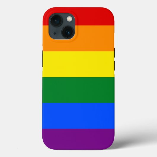 Patriottisch Apple Hoesje-Mate, LGBT Rainbow vlag Case-Mate iPhone Case (Achterkant)