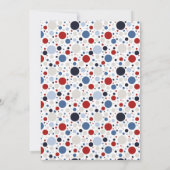 Patriottisch Baby shower Kaart (Achterkant)