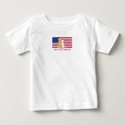 Patriottisch babyshirt (Voorkant)