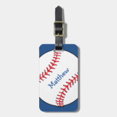 Patriottisch Baseball Bagagelabel (Voorkant verticaal)