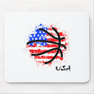 Patriottisch Basketbal 4 juli Mannen VS Amerikaans Muismat