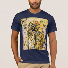 Patriottisch beeld van vrijheid illustratie op 4 j t-shirt