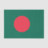 Patriottisch Bengaalse vlag — Weefblad Tissuepapier (Voorkant)